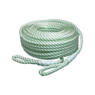 MATSUURA まつうら工業 電動ウインチ用ナイロンロープ(3打ち) 12mmΦ×100m 両端アイ加工 NR-3STRAND-12-100