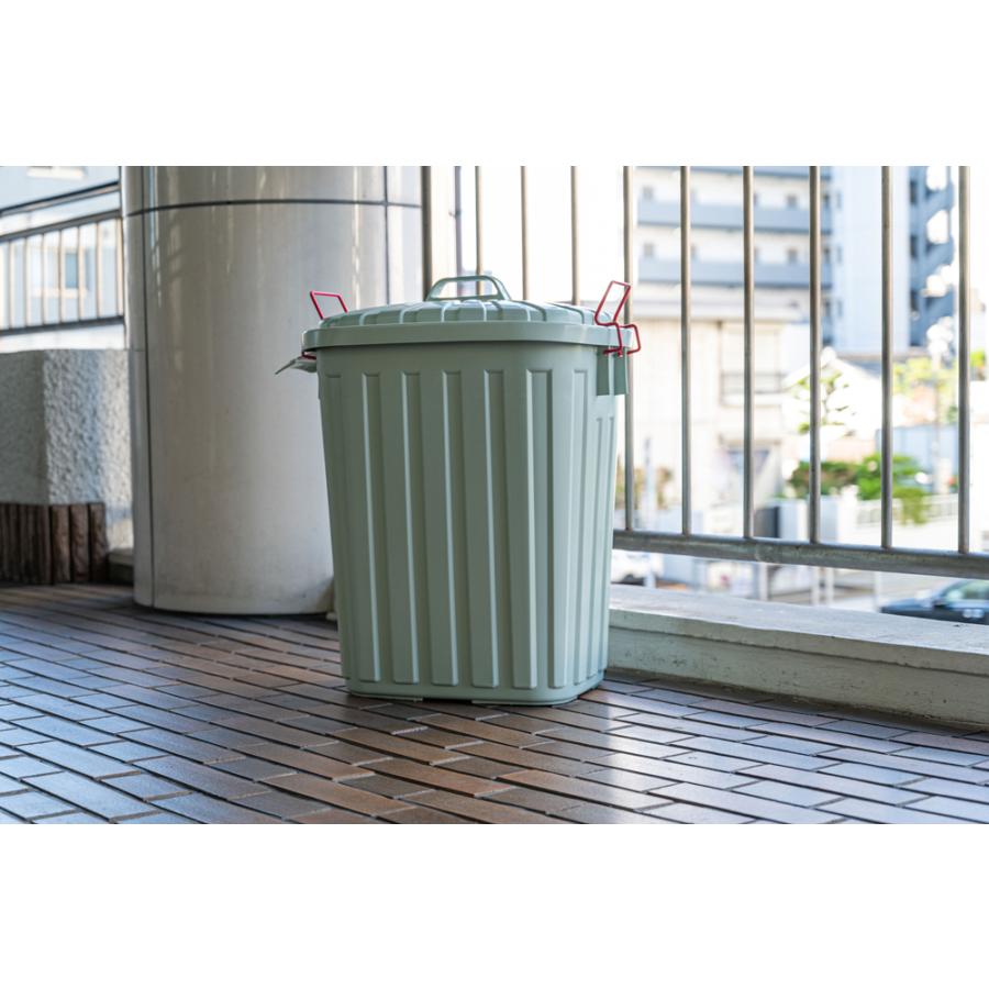 東谷 ROOM ESSENCE 日本製 割れにくいゴミ箱 タフカン60L ブルー