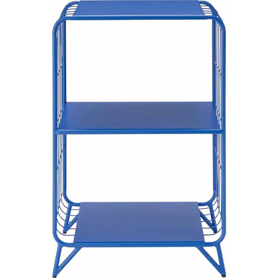 wavy blue shelf / なみなみシェルフ 青 スペースエイジ 東谷 ROOM ESSENCE シェルフ ブルー PT-804BL : NEXT! - 通販 - Yahoo