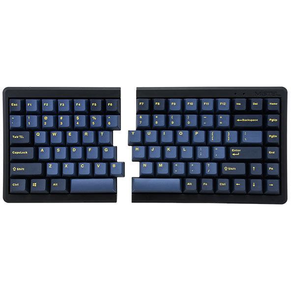 Mistel ミステル MD770 RGB BT エルゴノミック メカニカルキーボード 左右分離型 (英語配列/銀軸) ML-MD770RBT-U-SV/BK | PRINCETON | 01