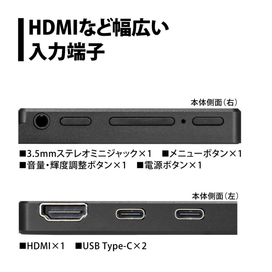 PRINCETON（プリンストン） 15.6型フルHDモバイルモニター IPSパネル