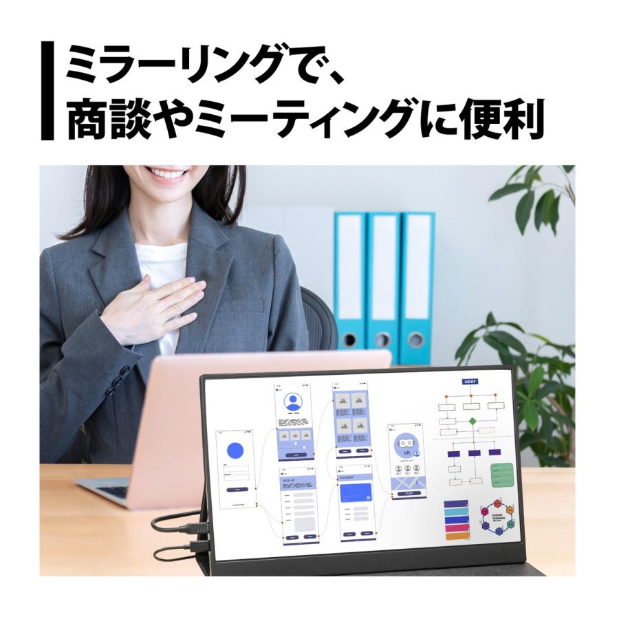 PRINCETON（プリンストン） 15.6型フルHDモバイルモニター IPSパネル