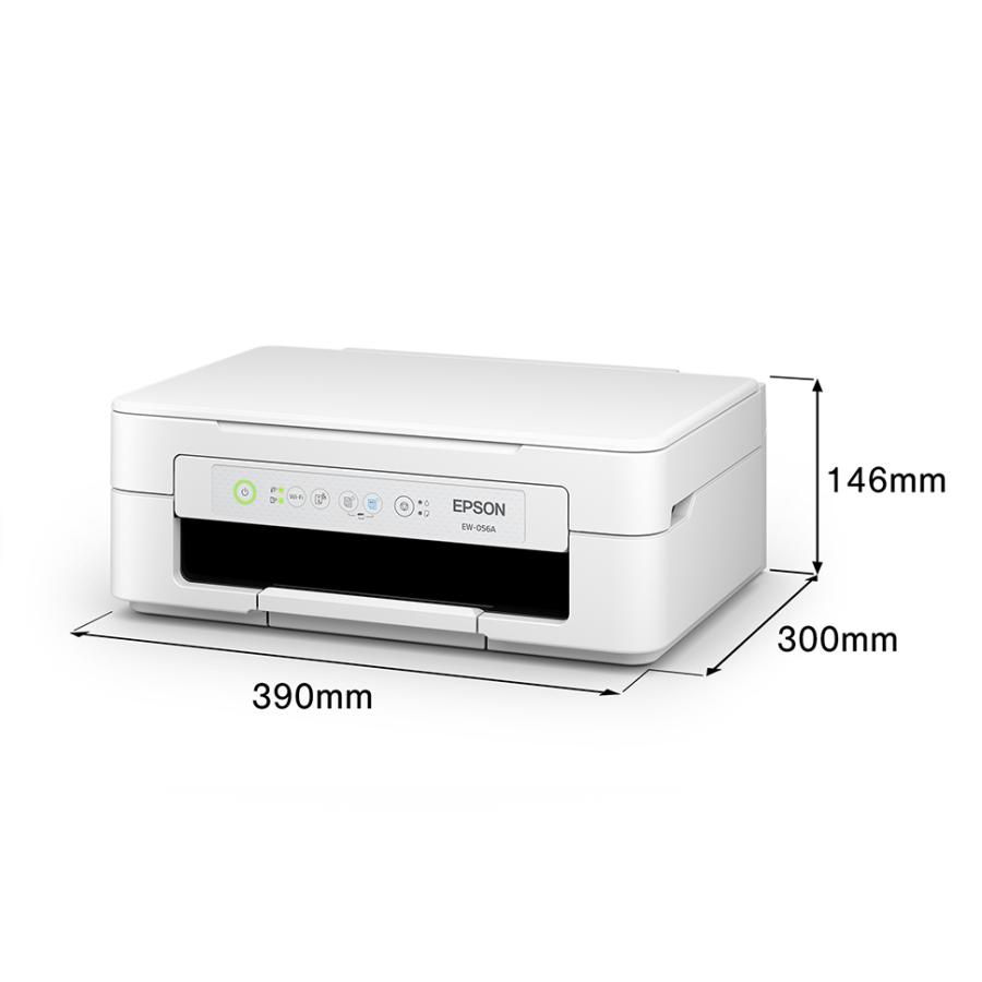 EPSON エプソン A4カラーインクジェット複合機 Colorio カラリオ 4色 無線LAN Wi-Fi Direct EW-056A ホワイト｜murauchi3｜02