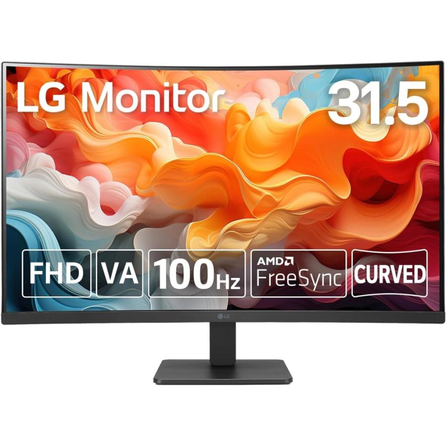 て*か様 LG 31.5インチ 湾曲モニター（フルHD / 1920×1080） LG 31.5インチ 湾曲モニター（フルHD / 1920×1080） 31.5 吋Full HD
