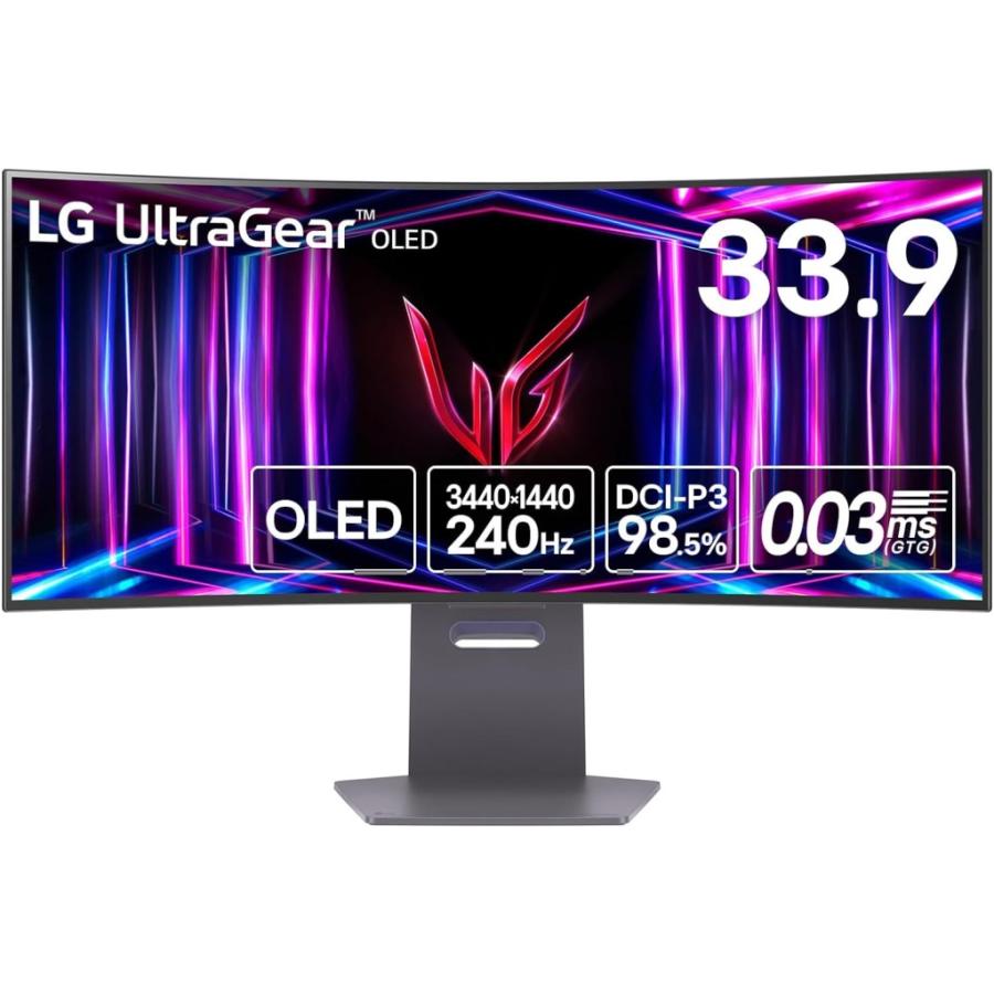 LG Electronics Japan 33.9インチ有機ELゲーミングモニター 曲面 
