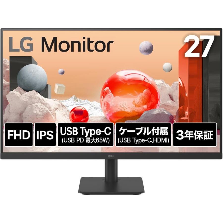 LG Electronics Japan 27MS530B-B IPSパネル採用 フルHD対応27型 LG Electronics Japan 27MS530B-B IPSパネル採用 フルHD対応27型