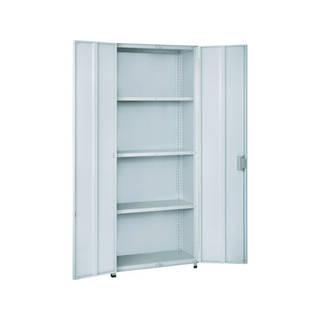 TRUSCO/トラスコ中山 軽中量棚150型 両開扉付棚900×300×H1800 5段 TLA63K-25DH