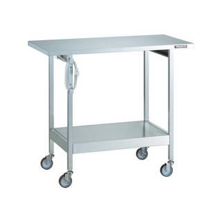 TRUSCO/トラスコ中山 SUS304ラボキャリー 折畳天板式 1200X450XH800 SLC-6