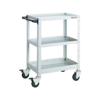 TRUSCO/トラスコ中山 バーディワゴン 600X400XH880 浅2深1段 ヤンググリーン BDW-963F1-YG