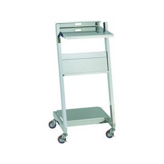 TRUSCO/トラスコ中山 ハイワークテーブル オールステンレス ウレタン車輪 天板寸法400×400 H1052 HWT-SU3