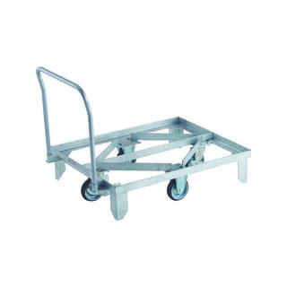 TRUSCO/トラスコ中山 ネットパレット台車 0810用 ハンドル付 RBPC-0810H