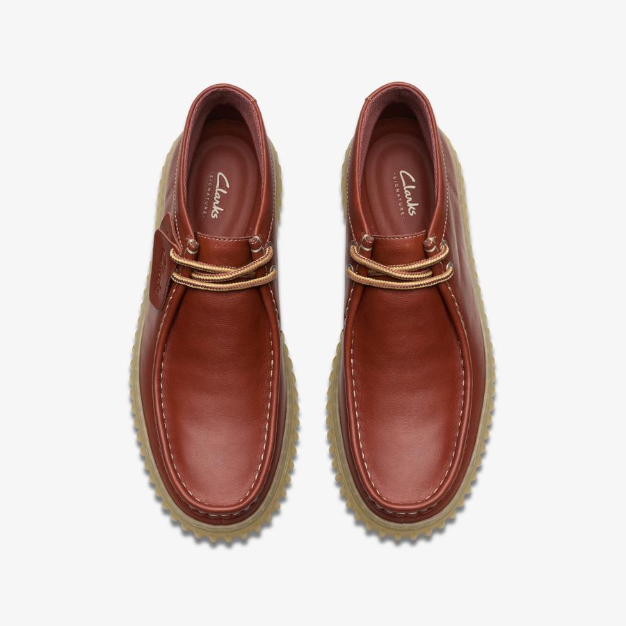 clarks クラークス 【メンズ】トーヒル ハイ【ブラウンレザー】【UK8