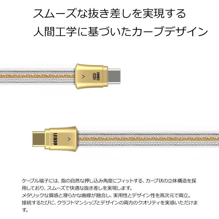 ddHiFi ディーディーハイファイ TC19CC Gold 100cm シリーズ USB C to