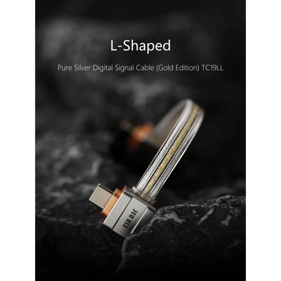 ddHiFi ディーディーハイファイ TC19LL Gold シリーズ USB C to OTG