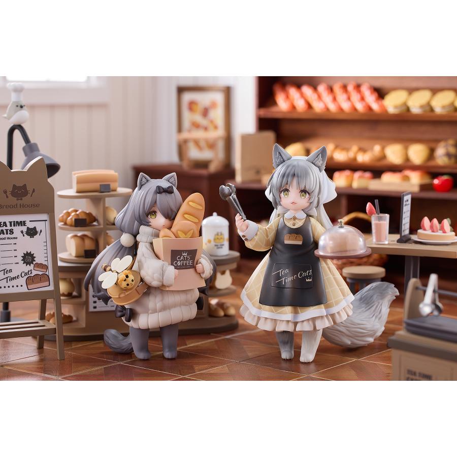 RIBOSE 『ティータイム キャッツ シーン』にゃん町“パン屋”店員&お客
