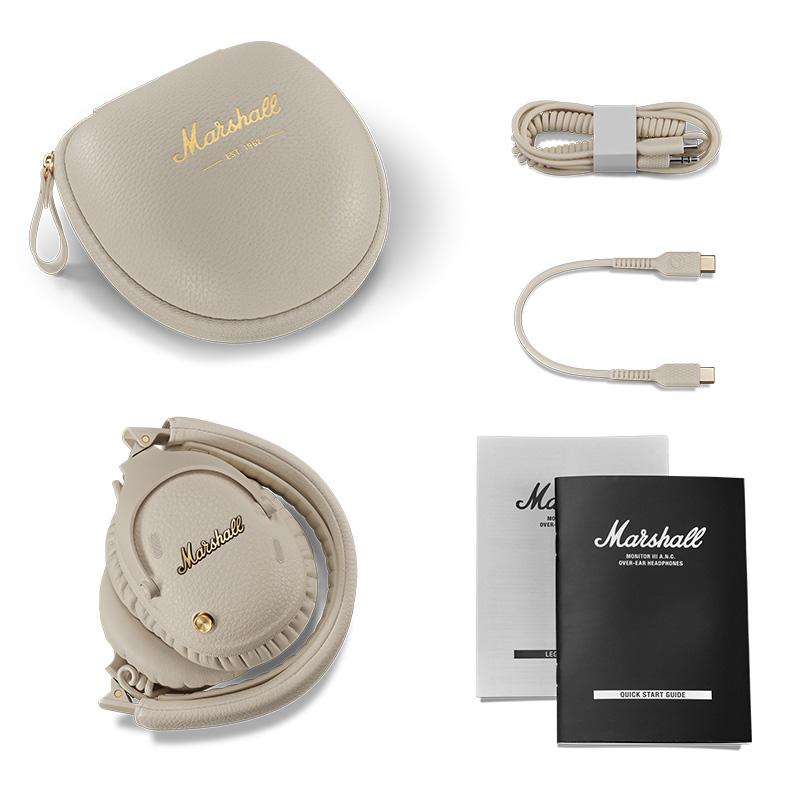 Marshall マーシャル Monitor III A.N.C. Cream ワイヤレスヘッドホン