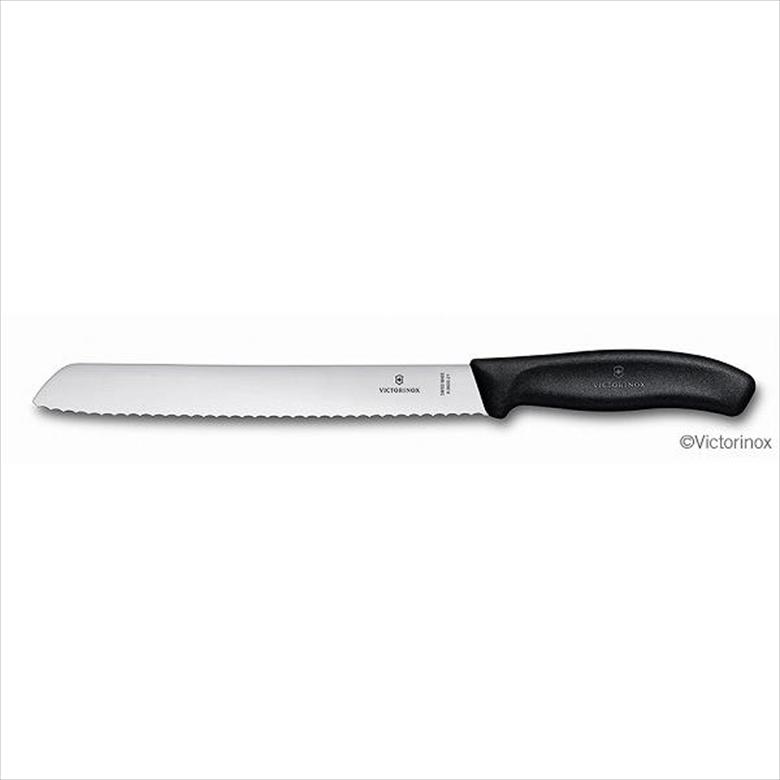 VICTORINOX ビクトリノックス ブレッドナイフ ブラック 21cm 6.8633 
