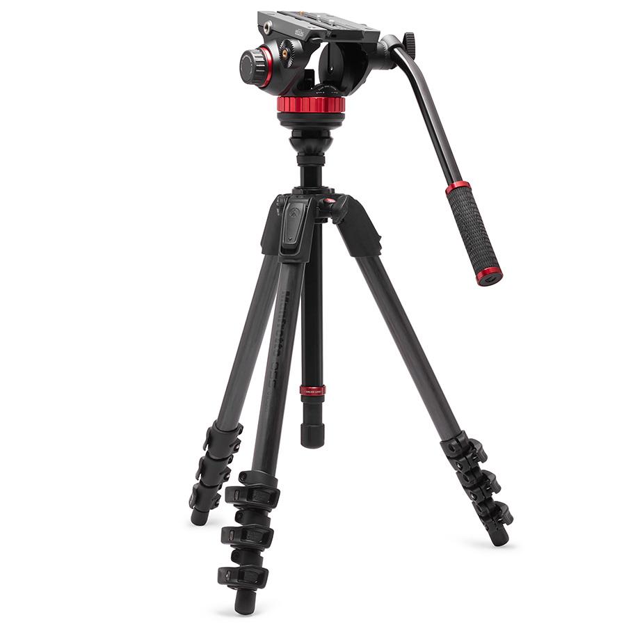 Manfrotto マンフロット MVK502055CXPROV MVH502AHビデオ雲台+