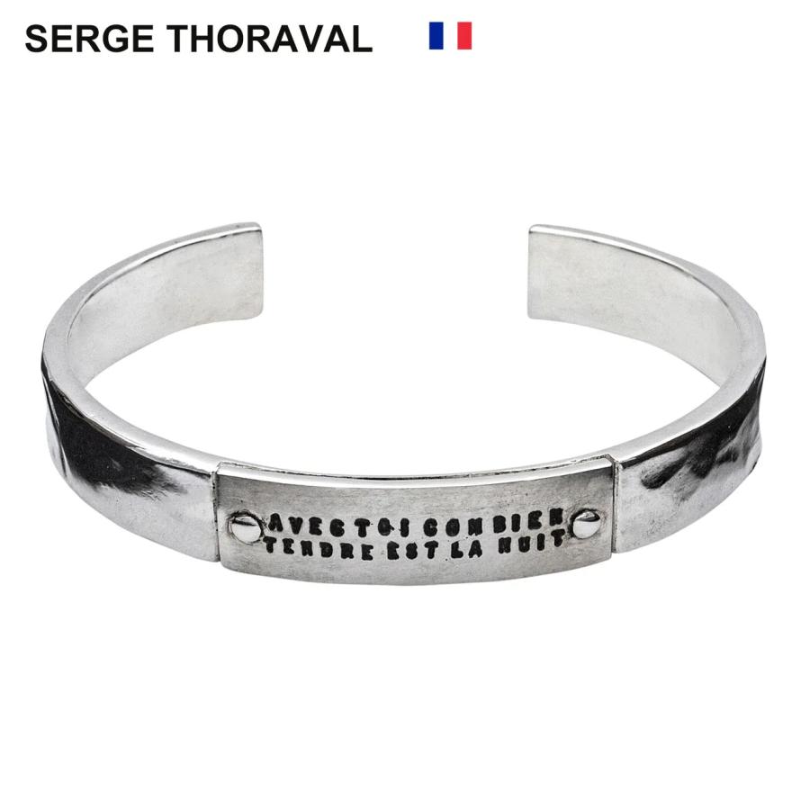 SERGE THORAVAL セルジュトラヴァル La Nuit 夜 バングル 【シルバー 