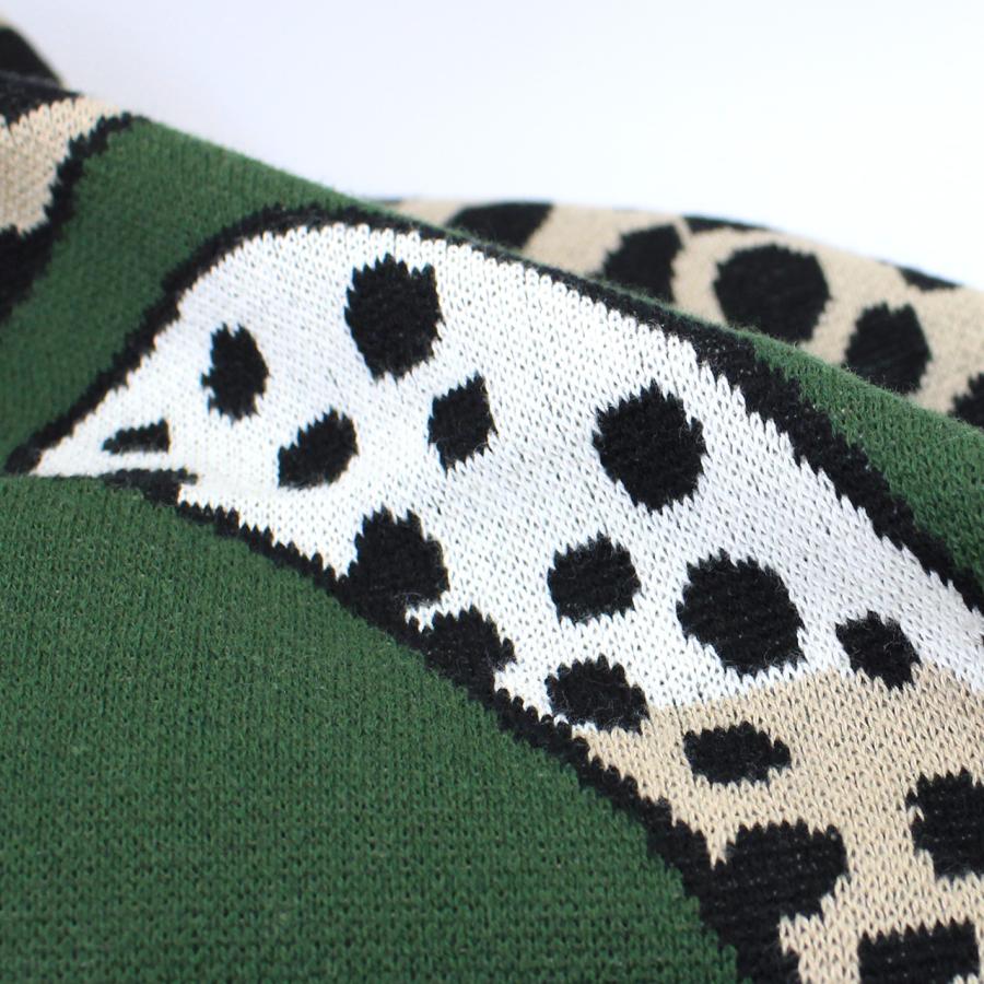 INOUI EDITIONS イヌイエディション THROW 130 【ヒョウ】【カーキ】大判 コットン ビーチタオル LEOPARD 08808の画像