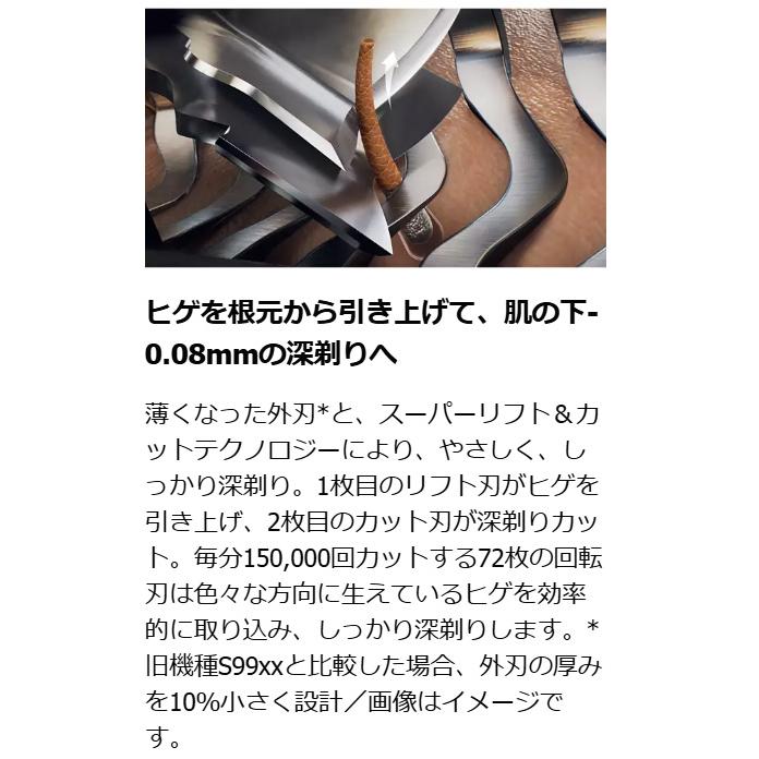 PHILIPS フィリップス X9001/05 ウェット＆ドライ電動シェーバー ピジョンブルーの画像
