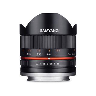 SAMYANG サムヤン 8mm F2.8 UMC FISH-EYE II ブラック フジフィルムX用