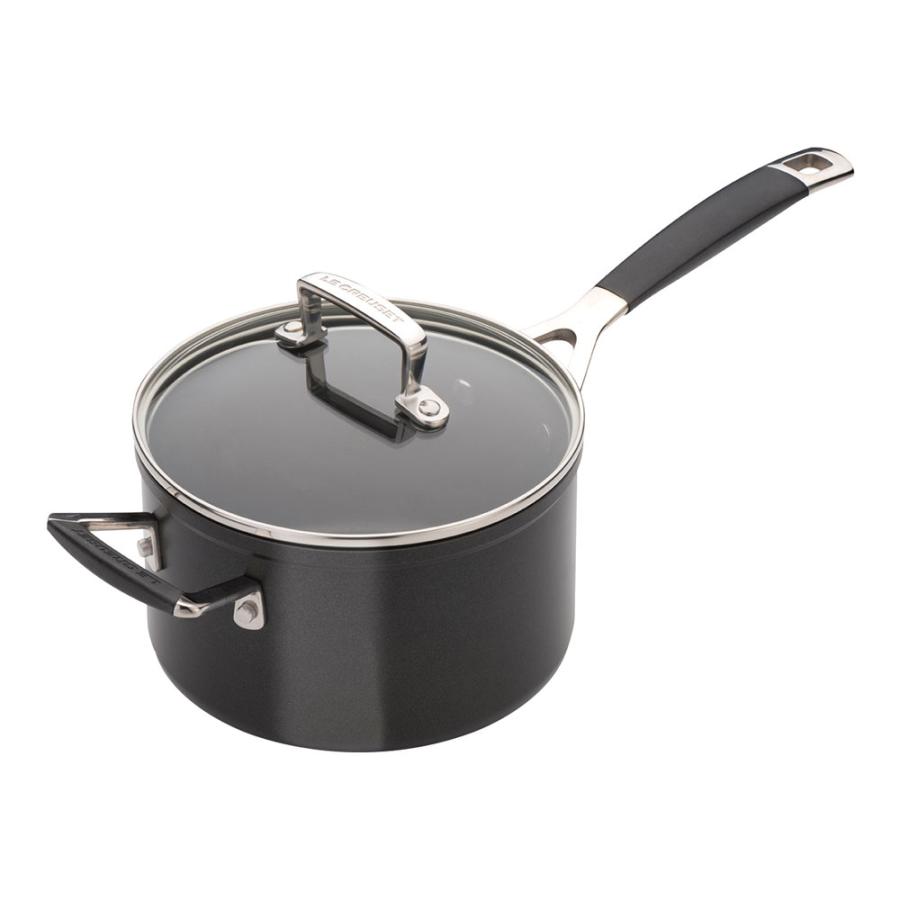 【新品・未使用品】ル・クルーゼ　TNS ソースパン 18センチ LE CREUSET ル・クルーゼ TNS ソースパン ガラスフタ付 18cm
