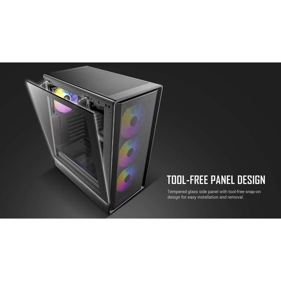 Antec アンテック 強化ガラスパネル搭載 冷却型ミドルタワーPCケース