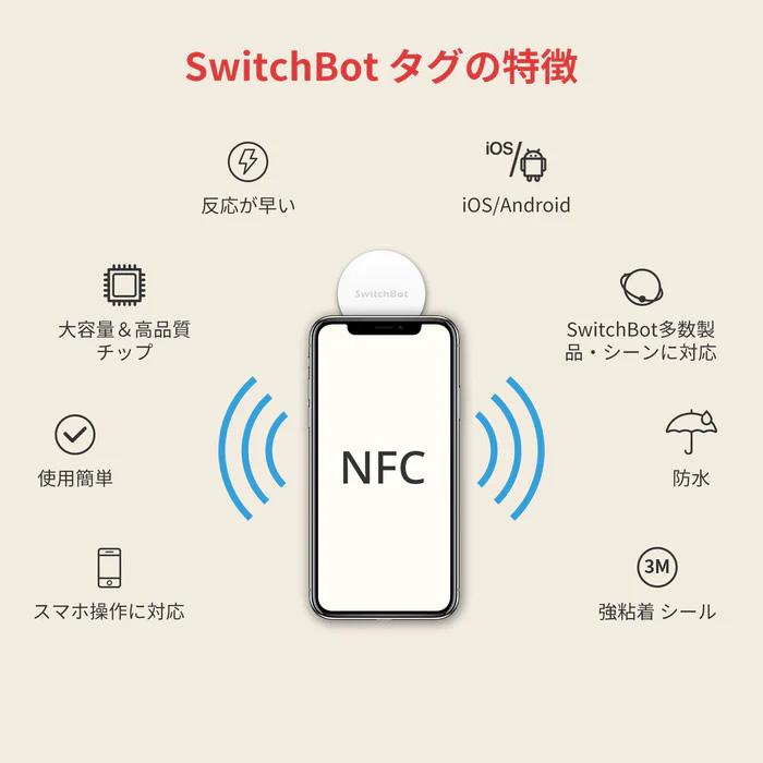 SwitchBot スイッチボット タグ 3個セット W1501000 : murauchi.co.jp