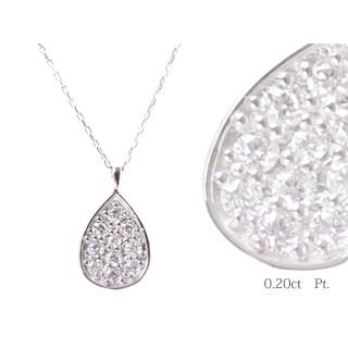 サンアイインターナショナル プラチナ■ハート＆キューピット天然ダイヤペンダント■0.20カラット■鑑別カード付