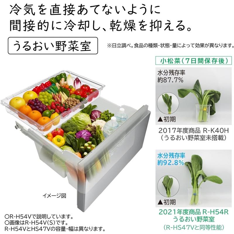 日立（HITACHI） 「限定1台 新品・キズあり」冷蔵庫 右開き5ドア 470L