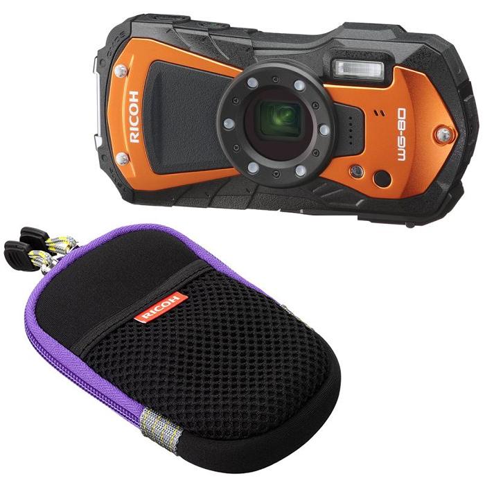 RICOH WG-70 デジタルカメラ　オレンジ Amazon | RICOH WG-70 オレンジ リコー本格防水デジタルカメラ 14m防水