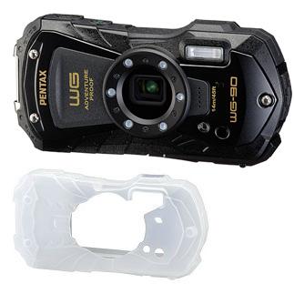PENTAX ペンタックス WG-90（ブラック）＋O-CC1252 プロテクター