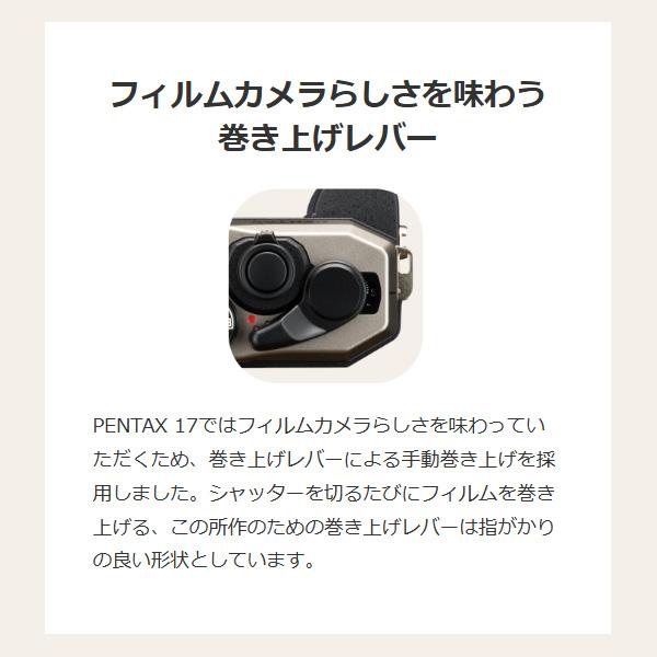 PENTAX ペンタックス 17(ダークシルバー)ハーフサイズ フィルムカメラ