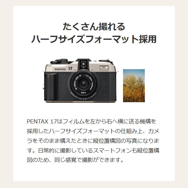 PENTAX ペンタックス 17(ダークシルバー)ハーフサイズ フィルムカメラ
