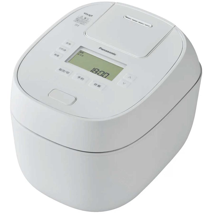 ★ジモティ割あり★ PANASONIC 炊飯器 5合 18年製 動作確認／クリーニング済み OJ419 Panasonic パナソニック SR-N518D-W(ホワイト) 可変圧力IHジャー炊飯器