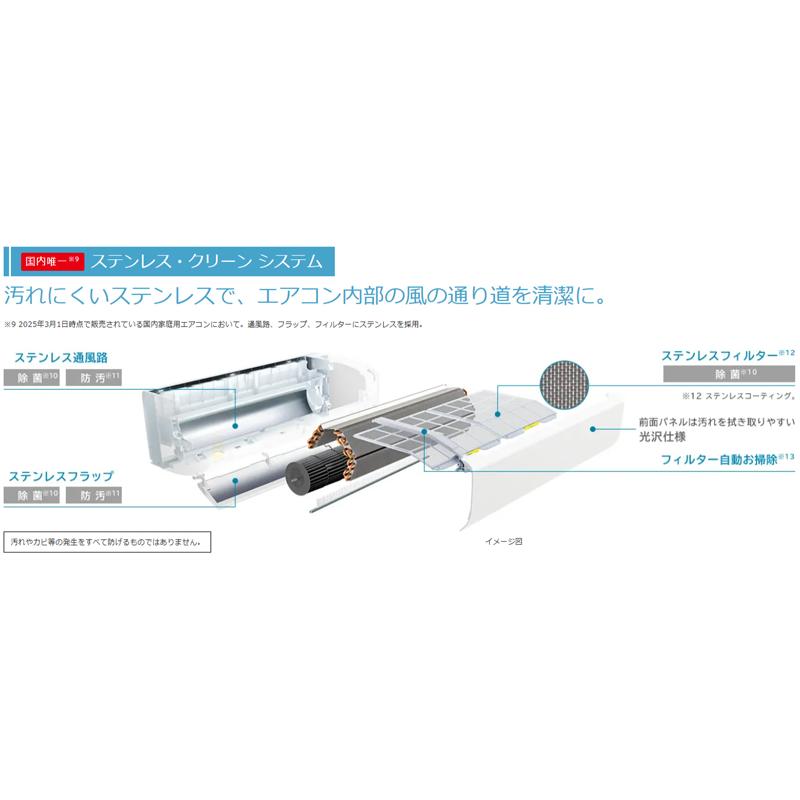 HITACHI 日立 RAS-WR5625D(W)ルームエアコン 白くまくん 2025年モデル