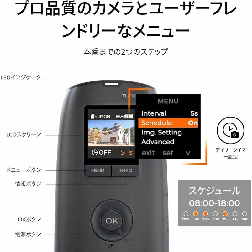 brinno ブリンノ BCC300-C「TLC300 Bundles」バンドルオプションセット
