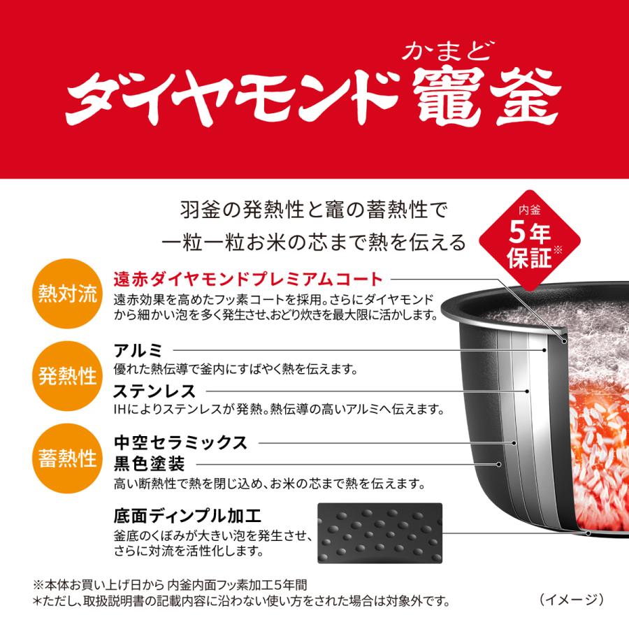 Panasonic パナソニック SR-X910D-K(ブラック) Wおどり炊き 可変圧力IH