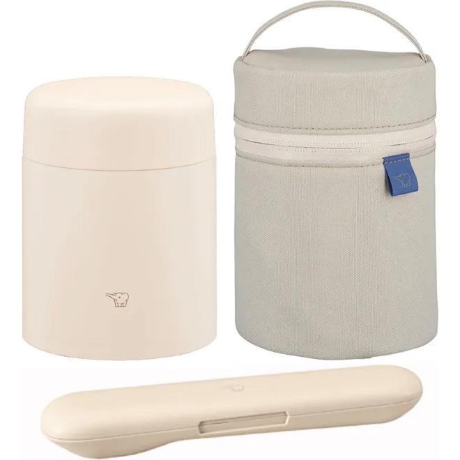 ZOJIRUSHI 象印 SW-LA40-CM スープジャー【400mL】+SW-PC01-CM ポーチS