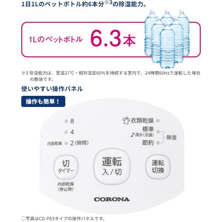 CORONA コロナ 【納期11月上旬以降】衣類乾燥除湿機 Pシリーズ