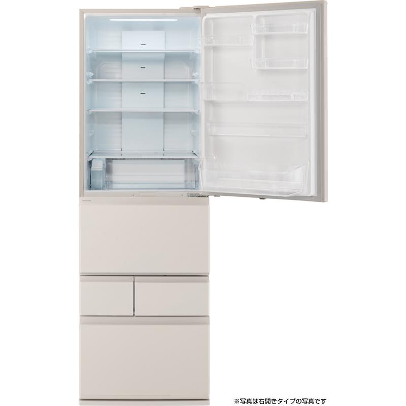Panasonic パナソニック 冷蔵庫 5ドア 左開き 468L BRタイプ 野菜室が