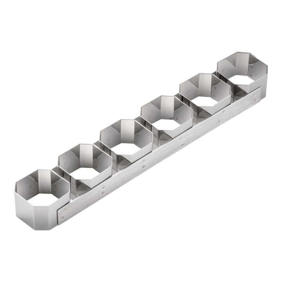 de BUYER デバイヤー １８−１０ケーキリング 正方Ｂ型／６連 ３１２８−９９