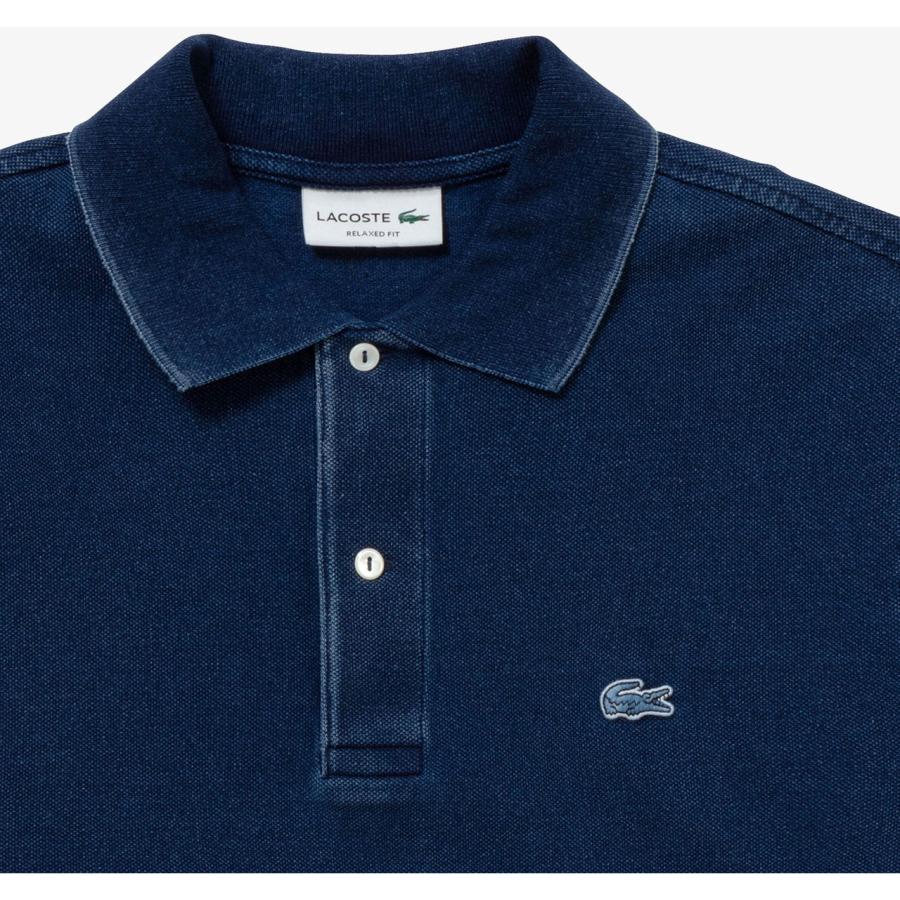 LACOSTE ラコステ 【メンズ】インディゴ ポロシャツ 【ブルー】【L