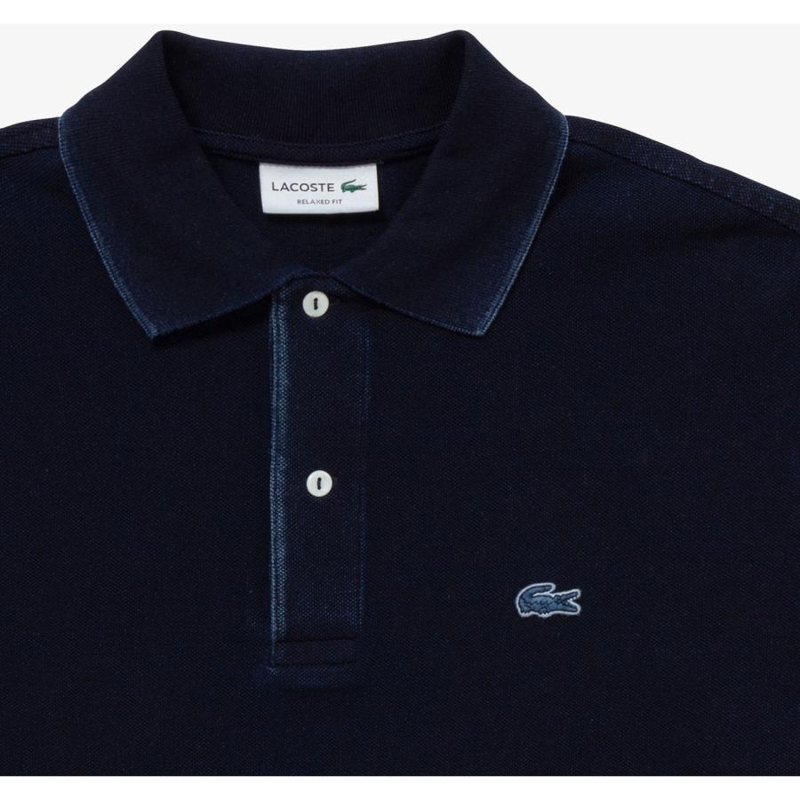 LACOSTE ラコステ 【メンズ】インディゴ ポロシャツ 【ネイビー】【L