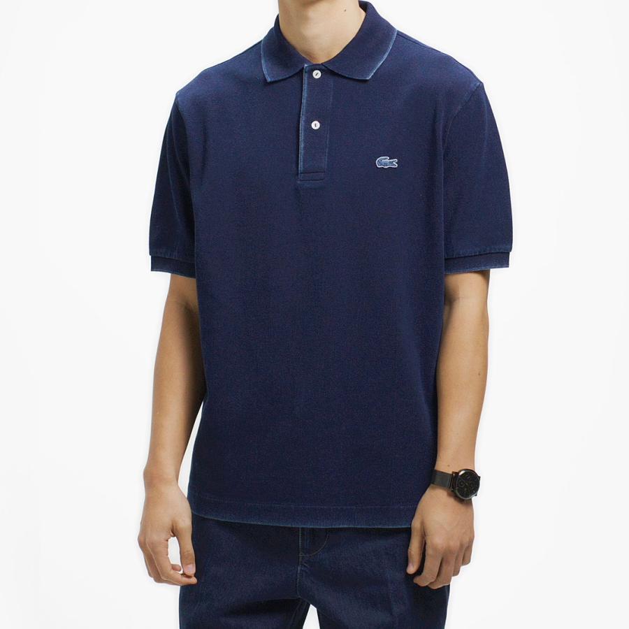 LACOSTE ラコステ 【メンズ】インディゴ ポロシャツ 【ネイビー】【L