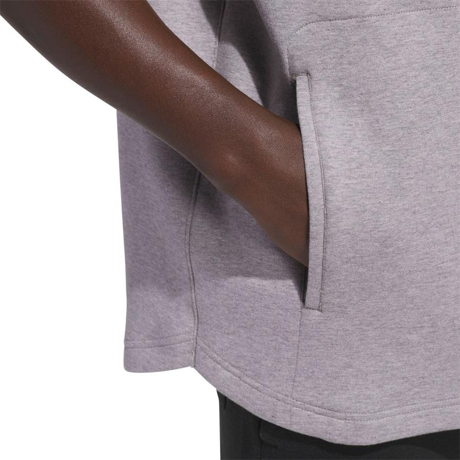 adidas アディダス 【ユニセックス】ダグアウト 半袖 パーカー 【ミディアムグレーヘザー】【XLサイズ】 JRY93_6