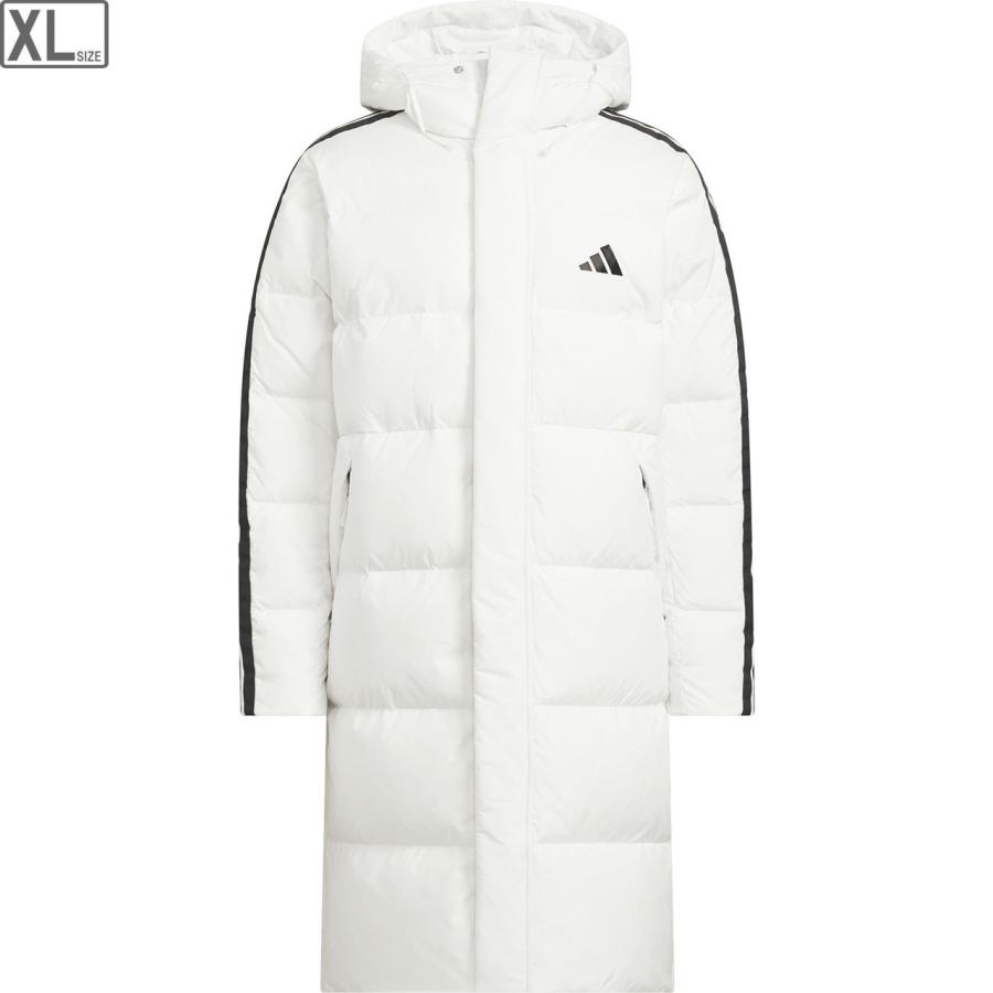 adidas ホワイトジャケット Lサイズ アディダス ワーディングパック ルーズフィット ボアジャケット