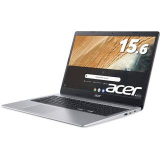 Acer エイサー 15.6型ノートPC Chromebook CB315-3H-A14P (Celeron N4020/4GB/64GB eMMC/ピュアシルバー)の画像