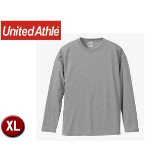 United Athle/ユナイテッドアスレ  501001C  5.6オンス ロングスリーブTシャツ アダルトサイズ 【XL】 (ミックスグレー)｜murauchi